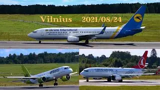 [4K] Vilnius Airport Spotting (2021/08/23)