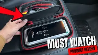 🚗YaberAuto 9-in-1 Jump Starter & Air Compressor | Portable 5500A Battery Booster + 150PSI Air Pump