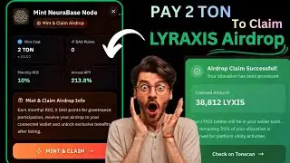 Lyraxis Airdrop - Pay TON to Claim Lyraxis Airdrop to OKX Wallet