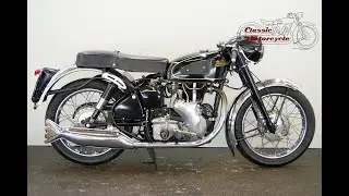Velocette Venom 1959 499cc 1 cyl ohv - starting up