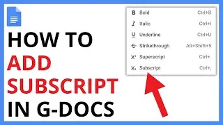 How to Add Subscript in Google Docs [SIMPLE GUIDE]