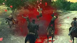 Red Dead Redemption: High Action Combat - Funny Moments & Brutal Gameplay - Vol.60