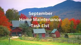September Home Maintenance Task List