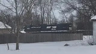 NS 4802 leads NS 70T (Francisco, IN to Mt Carmel, IL) westbound 9:02 AM yesterday 
