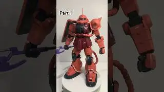 PG 1/60 ZAKU II Char @JNpla #shorts #bandai #gundam #gunpla
