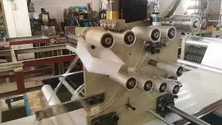 automatic plastic  DHL postal express bag making machine
