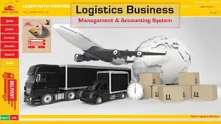 How to Automate Financial Accounting | Logistics Business Management in Microsoft Access database.
