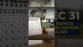 The clock is ticking on 100% Bonus Depreciation for 2025.