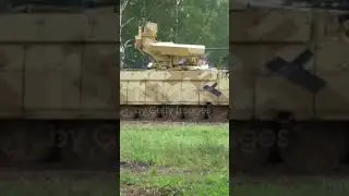 T-72 Ural Soviet main battle tank in testing ground