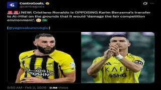 Ronaldo Is On Strike And It's Embarrassing