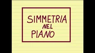 SIMMETRIA dei PUNTI nel piano cartesiano.