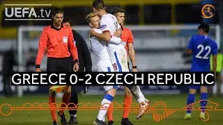 Group stage highlights: Greece 0-2 Czech Republic