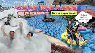 REVIEW KOLAM RENANG BUSA, VILLA DAN KOLAM OMBAK DI VICTORY WATER PARK SOREANG, BANDUNG || PARTY FOAM