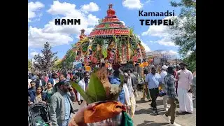 Hamm tempel ritham கம். நாகரில் இடம்பெற்ற காமாட்சி அம்மன் கோவில் திருவிழாவில்  மக்களின் கூட்டம்