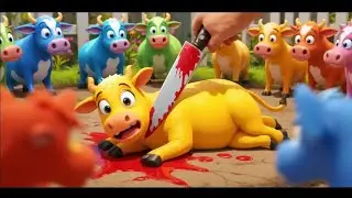 TOY WALKING CUTE COW CARTOON 🐄😍 🥳💖WADIDAU‼️PROSES POTONG SAPI KURBAN SIMOLASI@AnimalToy190 