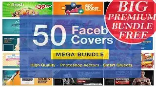 50 Facebook PSD Covers Mega Bundle
