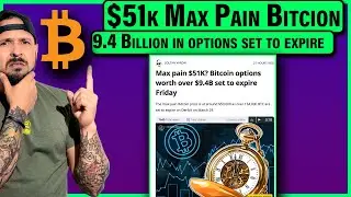 Max pain $51K? Bitcoin options worth over $9.4B set to expire Friday