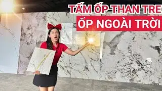 Thi công tấm ốp than tre ngoài trời có được không? Chi tiết cấu tạo, kích thước tấm ốp sợi than tre