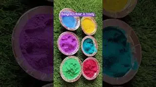 Ghar per rangoli colour kaise banaye 🤔🤔??Aise banaye 🤩🤩| #rangoli