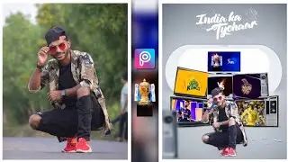 TATA IPL Photo Editing ||  CSK Vs KKR Photo Editing || Editorahmad786🔷