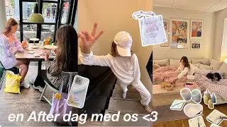EN AFTER DAG MED MIG - jeg skal møde Hardin??! 💜 After merch, maler keramik, movie night! *VLOG*