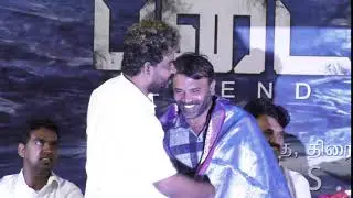 Prabhuraja honours Editor SP Ahmed at Padaipalan Audio Launch