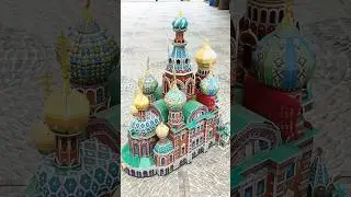 3D Puzzle Cubicfun The church of the savior on Spilled Blood #Shorts