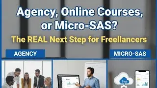 Agency, Online Courses, or Micro-SaaS? The REAL Next Step for Freelancers