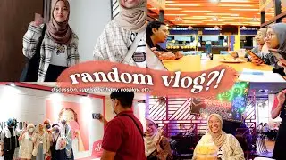 random vlog?! // surprise birthday, group discussion, cosplay, etc... *Malaysia* | VLOG