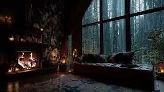 Forest Rain for Sleep (3 Hours) 🌙 Peaceful Night Ambience