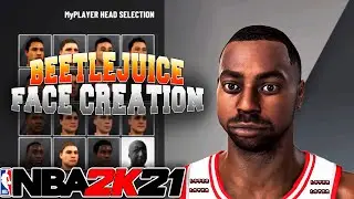 *NEW* BEETLEJUICE FACE CREATION 2K21!! HOW TO MAKE BEETLEJUICE IN NBA2K21!!