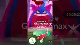 Found secret dynamax Pokemon from gigantamax raid #shorts #catch #dynamax #gigantamax #ultragoo