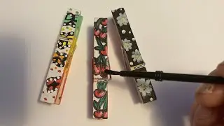 Painting on Clothespins