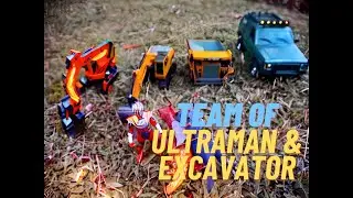 EPS 02: Kolaborasi Mainan Terbaik: Melawan Monster Jahat dengan Excavator dan Ultraman!