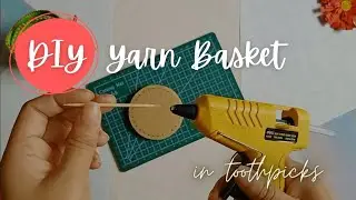 DIY Basket Weaving With Cardboard Yarn And Toothpicks: Tutorial For Making Unique Baskets 💖