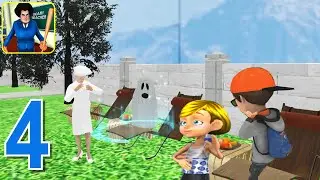 Scary Evil Teacher Games: Neighbor House Escape 3D New Update Level 18   20 Part 4