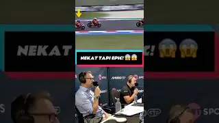Manuver Nekat Veda Ega Viral! Komentator Bikin Geleng-Geleng Kepala! #VedaEgaPratama #MotoGP #Moto3