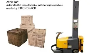 Automatic Self-propelled robot pallet wrapping machine