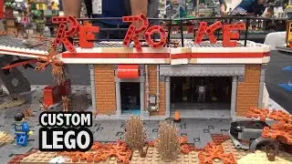 LEGO Red Rocket Truck Stop from Fallout 4 | BrickCon 2018