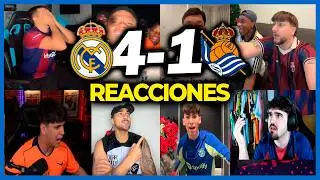 LAS MEJORES REACCIONES y LLOROS CUL&Eacute;S a LA VICTORIA del REAL MADRID a la REAL SOCIEDAD en LA LIGA 🏆
