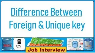 22. What is the Difference Between Foreign Key and Unique key?