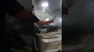 New Toyota Camry 2023 Silver colour spray painting car 🚘 🔥