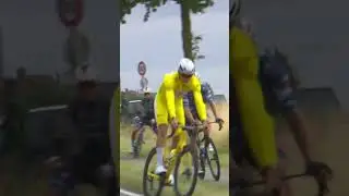 Just Mathieu van der Poel doing Mathieu van der Poel things&hellip; while in the yellow jersey! 🥶