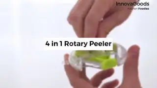 InnovaGoods Kitchen Foodies 4 in 1 Rotary Peeler