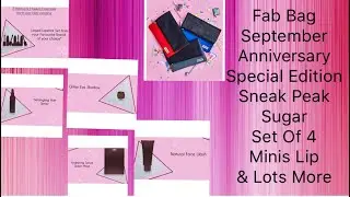 Fab Bag September 2019 | Sneak Peek | Anniversary Special | By Catchy Fusion