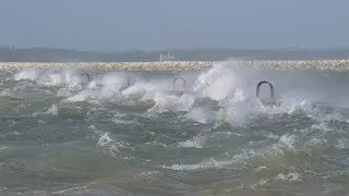 Storm Brian Hits The Isle of Wight
