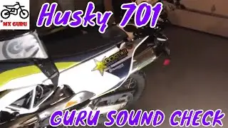 Guru Sound Check - Husqvarna 701 w/ Arrow Titanium Exhaust - DB KILLER Installed!