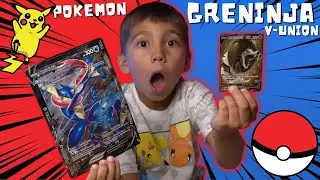 Pokemon Greninja V- Union Special Collection Box Unboxing!