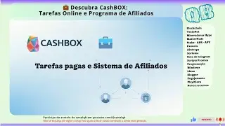 💼 Descubra CashBOX: Tarefas Online e Programa de Afiliados