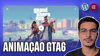 Animação de Rolagem do GTA6 Recriada no Elementor!